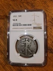 1921  Walking Liberty Half Dollar   NGC VG 8   50C   Key date