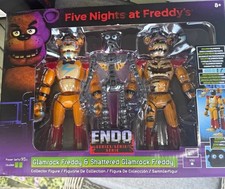 Jazwares Five Nights at Freddy's Endo Series Glamrock Freddy Action Figure Set