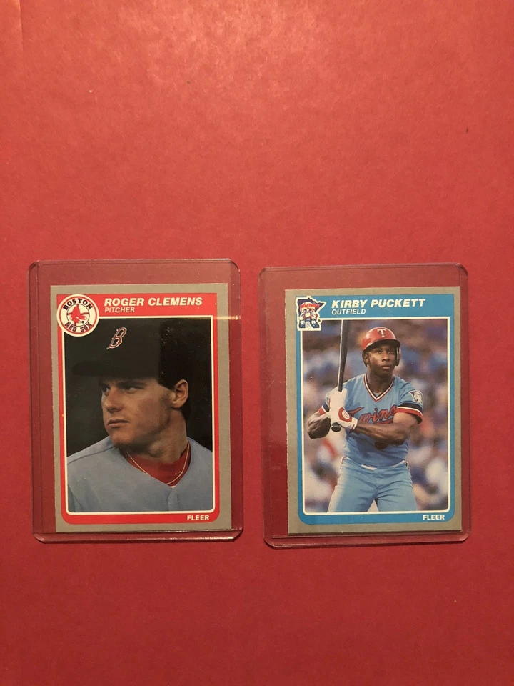 Juego completo de tarjetas de novato Clemens Puckett Gooden 1985 de béisbol Fleer #1-660 Foto 2 de 4