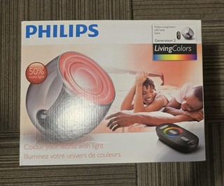 Philips Living Colors LED Table Lamp Smoke Black