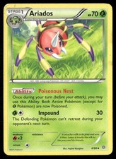 Ariados 6/98 Uncommon Ancient Origins Pokemon Damaged