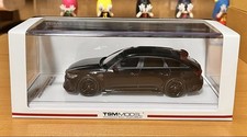 TSM 1/43 ABT AUDI RS 6 AVANT Johann abt Signature Edition Audi RS6 Avant Black