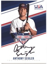 Anthony Siegler - 2018 USA Baseball - Autograph - 408/499 YANKEES