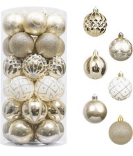 Valery Madelyn 30ct Christmas Tree Decorations Ball Ornaments