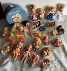Lot 1965 Doll Case Vtg Mattel Liddle Kiddles Dolls & Hasbro Storykins Dolls