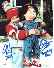 Alex Vincent & Edan Gross signed 8x10 Photo Andy Barclay Good Guy Doll Chucky Ch