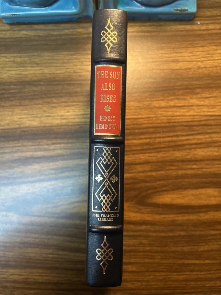 Franklin Library The Sun Also Rises RARE Ernest Hemingway Leather American Novel - Image 2 of 4