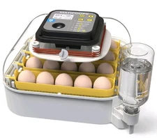 MATICOOPX 20 Egg Incubator with Humidity Display, Egg Candler, Automatic Egg ...