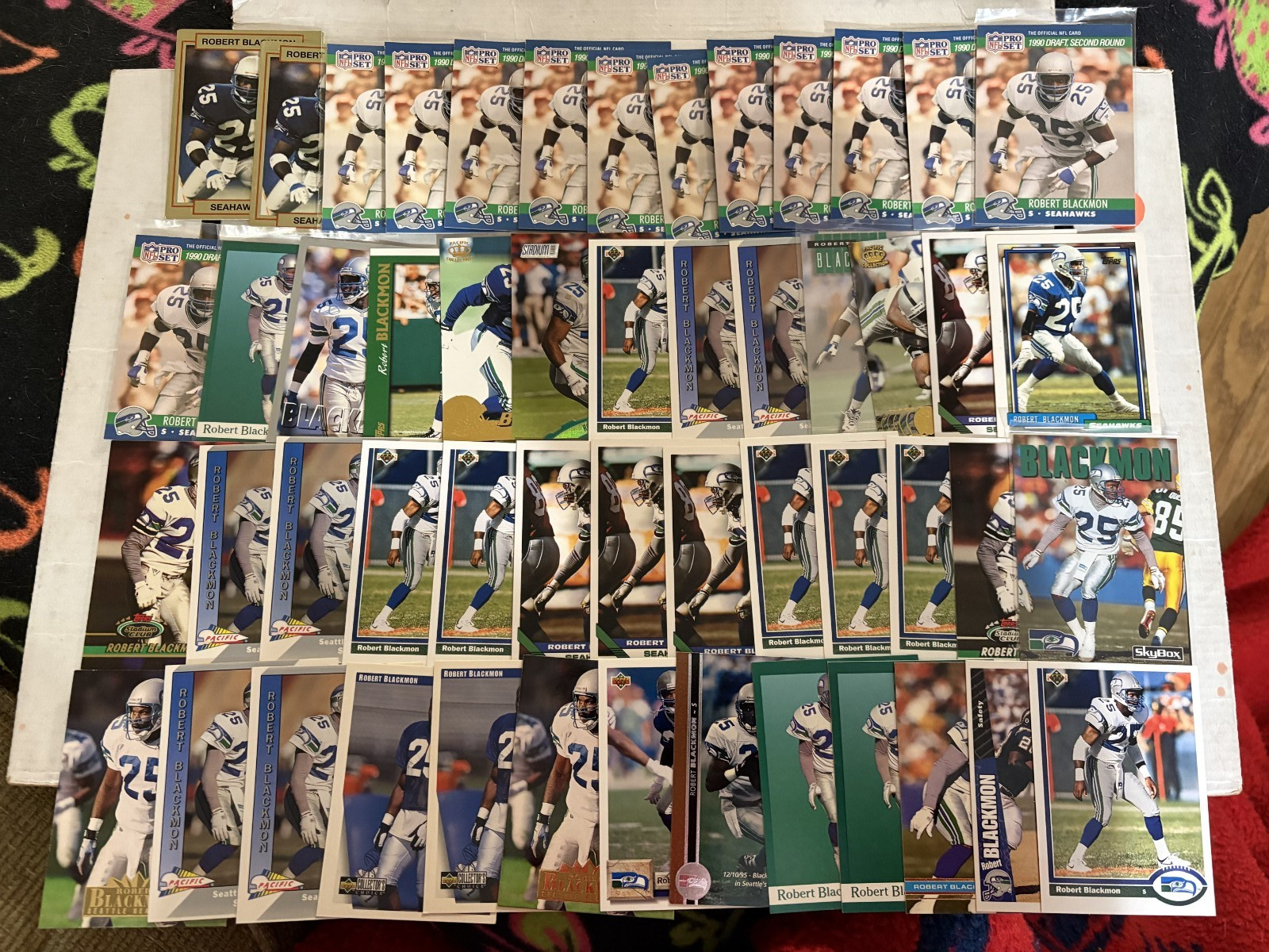 (88) Robert Blackmon Football Cards Base Rookies Lot Seahawks Baylor Collection