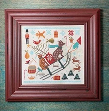Bringing Christmas by Carriage House Samplings cross stitch pattern