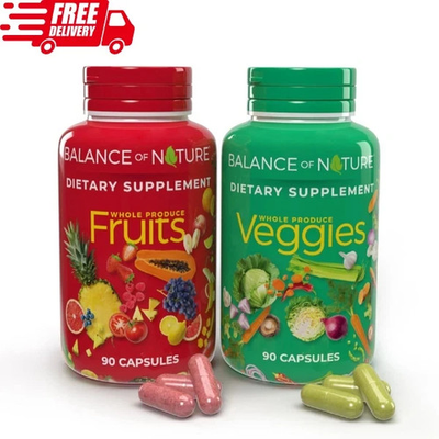 #ad #ad Balance of Nature Fruits amp; Veggies Supplement 90 Capsules Natural Nutrition $50.99