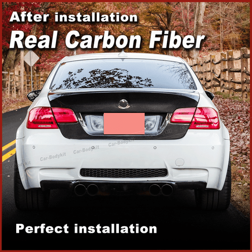 Carbon Heckklappe Kofferraum Deckel Kofferraumdeckel für BMW 3ER E92 325i 08-11 - Bild 2 von 16