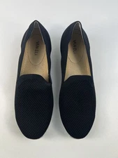 Vaneli Verne Black Stretch Knit Fabric Slip-on Flats Women Size 10 Shoes Casual