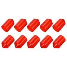 10Pcs Heat Shrink End Cap 35mm ID x 60mm l Red
