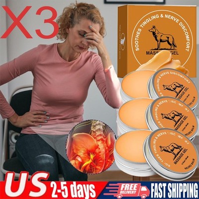 3X Therawolf Neuro Balm, Joint Care Soothing Cream,Herbal Cooling