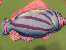 24" Realistic Fish Pillow Plush Stuffed Animal.