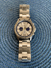 CARAVELLE NEW YORK by BULOVA Men's Chronograph Stainless Steel Watch Mod 43A130