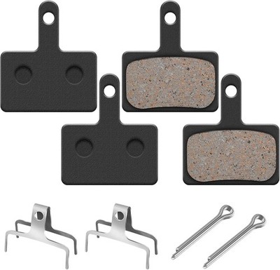 2 Paar Cube Bremsbeläge, MTB Fahrrad Bremsbeläge Scheibenbremse, Hintere Bremsbe