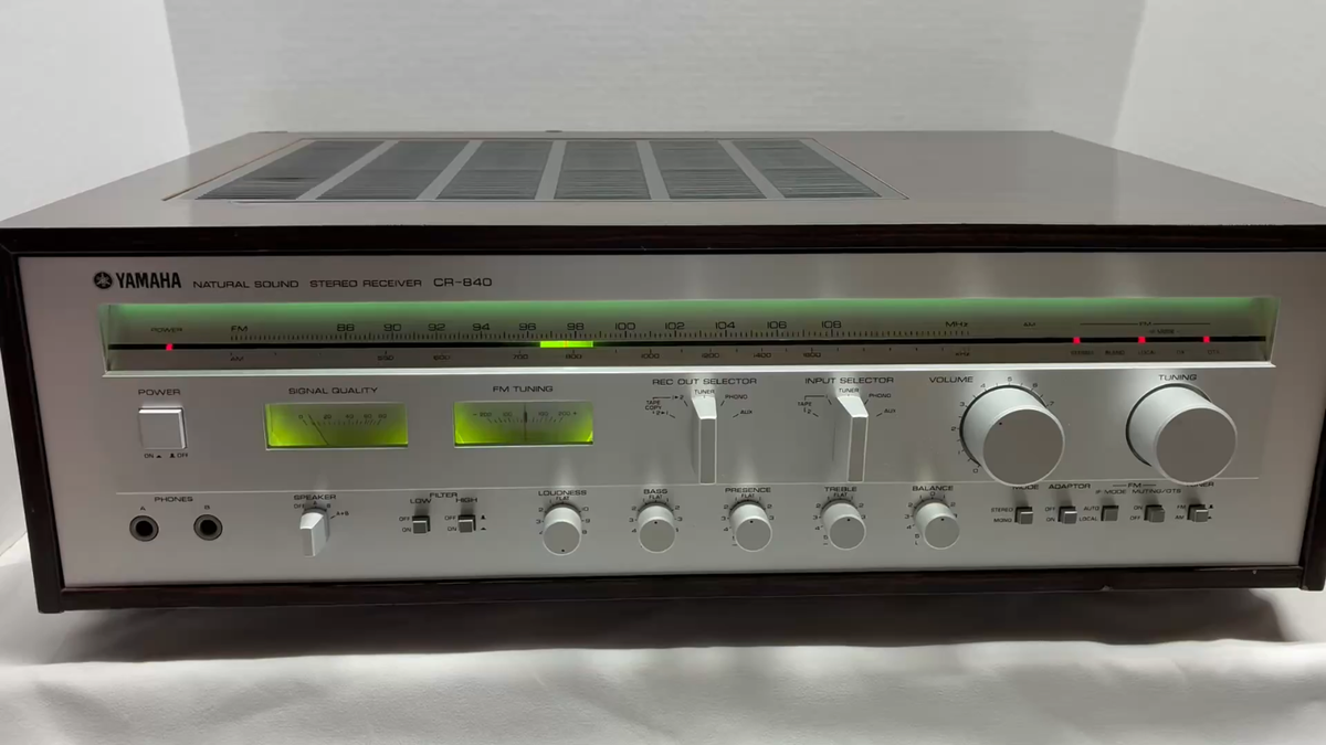 Yamaha CR840 2 FM/AM Receiver. Serviced and Restored, w/Bluetooth
