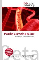 Lambert M. Surhone (U. A.) | Platelet-Activating Factor | Taschenbuch | Englisch