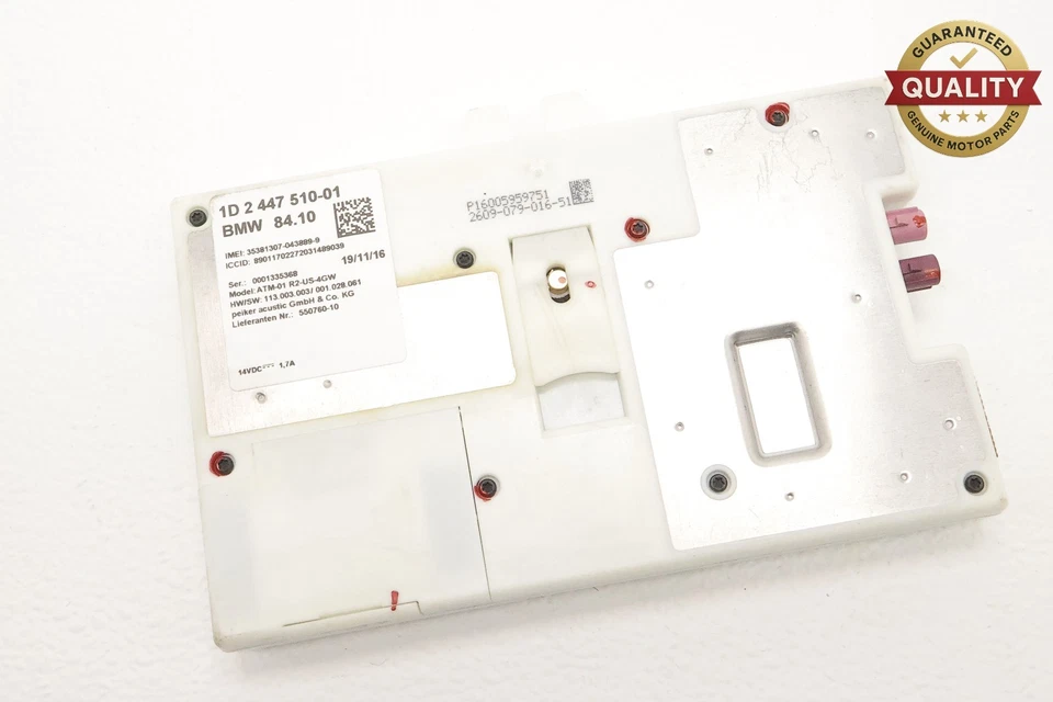 BMW 530i 540i G30 2017-2020 módulo de control de comunicación telemática OEM Foto 2 de 4