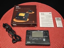Korg TM-60C Digital Tuner Metronome w/ Contact Mic LCD Volume Control - NEW  