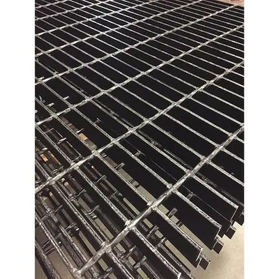 Zoro Select 20125S100-C4 Carbon Steel Bar Grating, Smooth, 48 In L, 36 In W,,