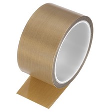 1 Pcs High Temperature Tape 50mm PTFE Tape 10m/33ft Brown 0.18mm Thickness