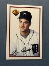 1989 Bowman - Rico Brogna #102 (RC) Detroit Tigers Rookie Card. rookie card picture
