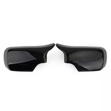M Stil Glanz Schwarz Spiegelkappe Außenspiegel Für BMW 3er E46 4Dr Touring 98-05