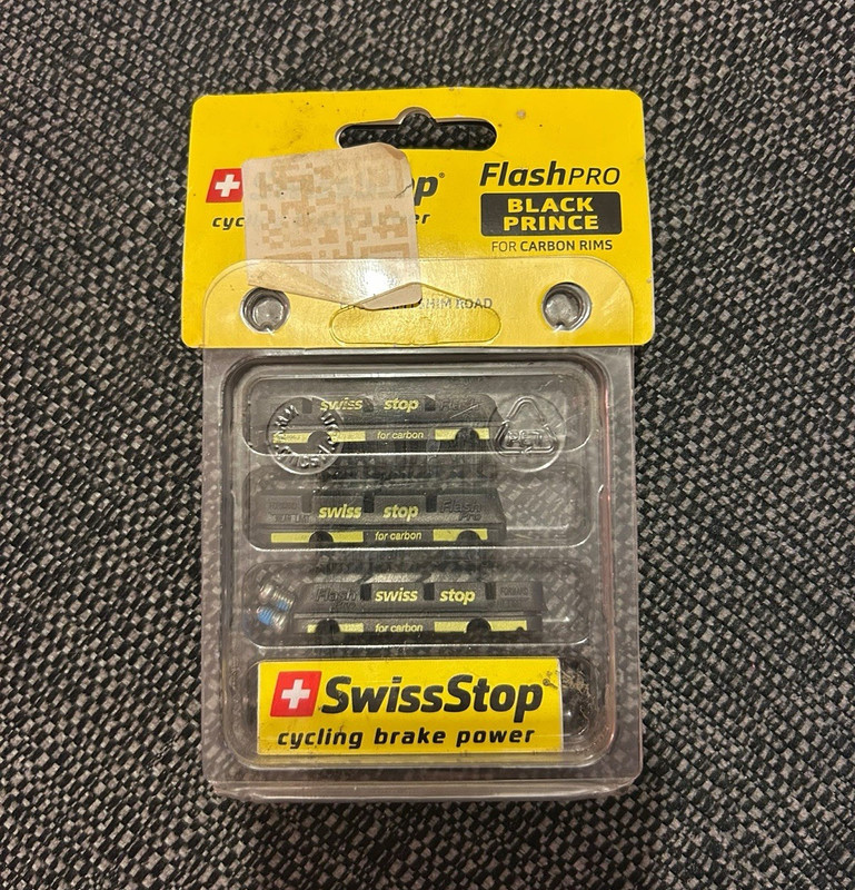 SwissStop FlashPRO Black Prince Brake Pad for Shimano best pads for carbon rims