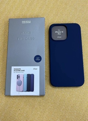 elago Magnetic Silicone Case für iPhone 13 Pro - Jean Indigo Anti-Rutsch