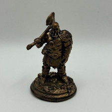 Bronze Dwarf Barbarian DnD Miniature