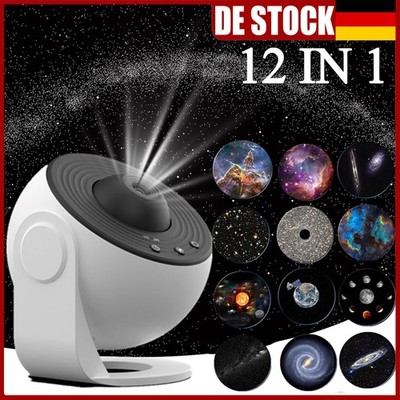 LED Galaxy Projector Starry Night Light Moon Star Sky Nebula Projection Lampe