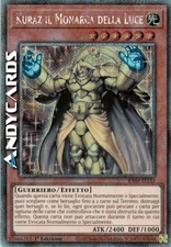 KURAZ THE MONARCH OF LIGHT (The Light Monarch) Secret Platinum RA04 IT133 • 1Ed