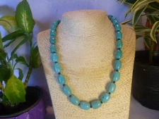 Turquoise Ans Black Native American Southwestern Necklace Jewelry
