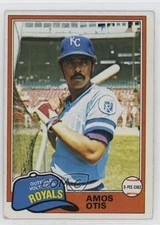 1981 O-Pee-Chee Gray Back Amos Otis #288 19er