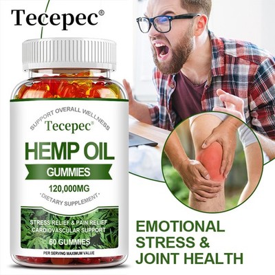 Oil Fudge Supplements Calm Sleep Stress Anxiety Pain Relax Relief 60 Pills US