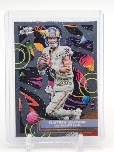 MATTHEW STAFFORD 2025 TOPPS CHROME FOOTBALL #56 LOS ANGELES RAMS C Q2161