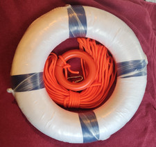 20 Inch / 50cm Pool Safety Life Preserver Throw Ring Buoy- Swim Foam Rings fo