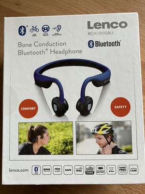 Lenco Headphone Bluetooth Bone Conduction BCH-1000BU, NEU/OVP