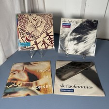 Lotto Blocco 4 Vinili Peter Gabriel Ex Conditions 45 Giri