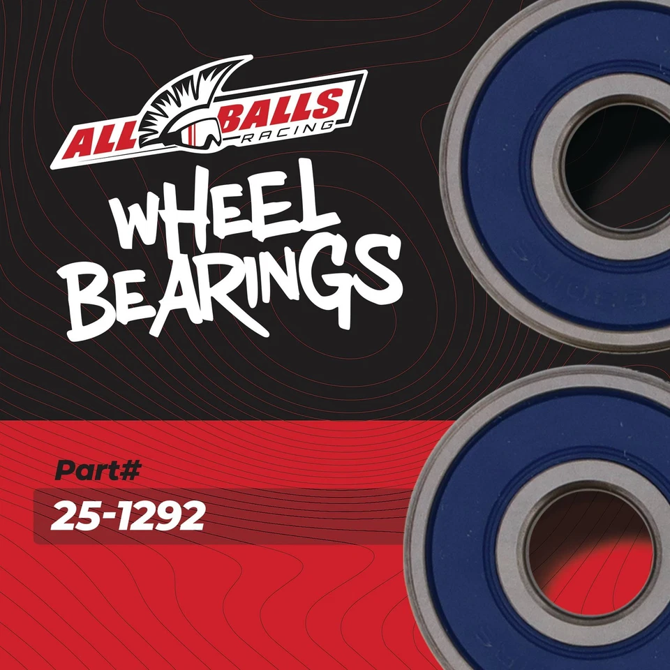 All Balls 25-1292 Wheel Bearing Kit Rear For Kawasaki KD100 76-79 Foto 2 de 4