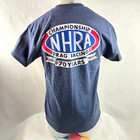 NHRA Drag Racing Graphic T Shirt Mens Medium Blue Racing Motorsports 70 Years