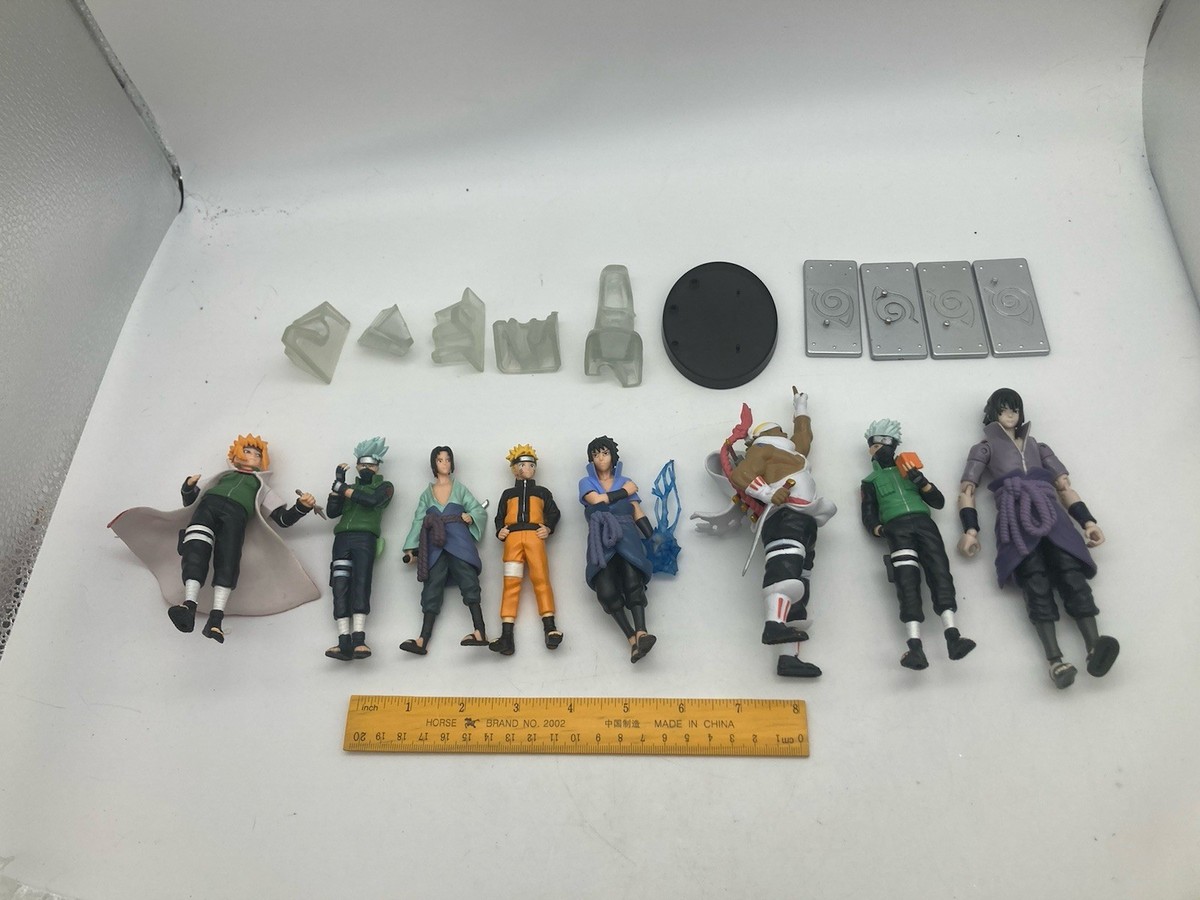 Naruto Shippuden Bandai Gashapon Collection Figure Lot 4.5” Tall 