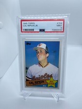 1985 TOPPS #704 CAL RIPKEN JR. PSA 9 MINT ALL STAR BALTIMORE ORIOLES HOF