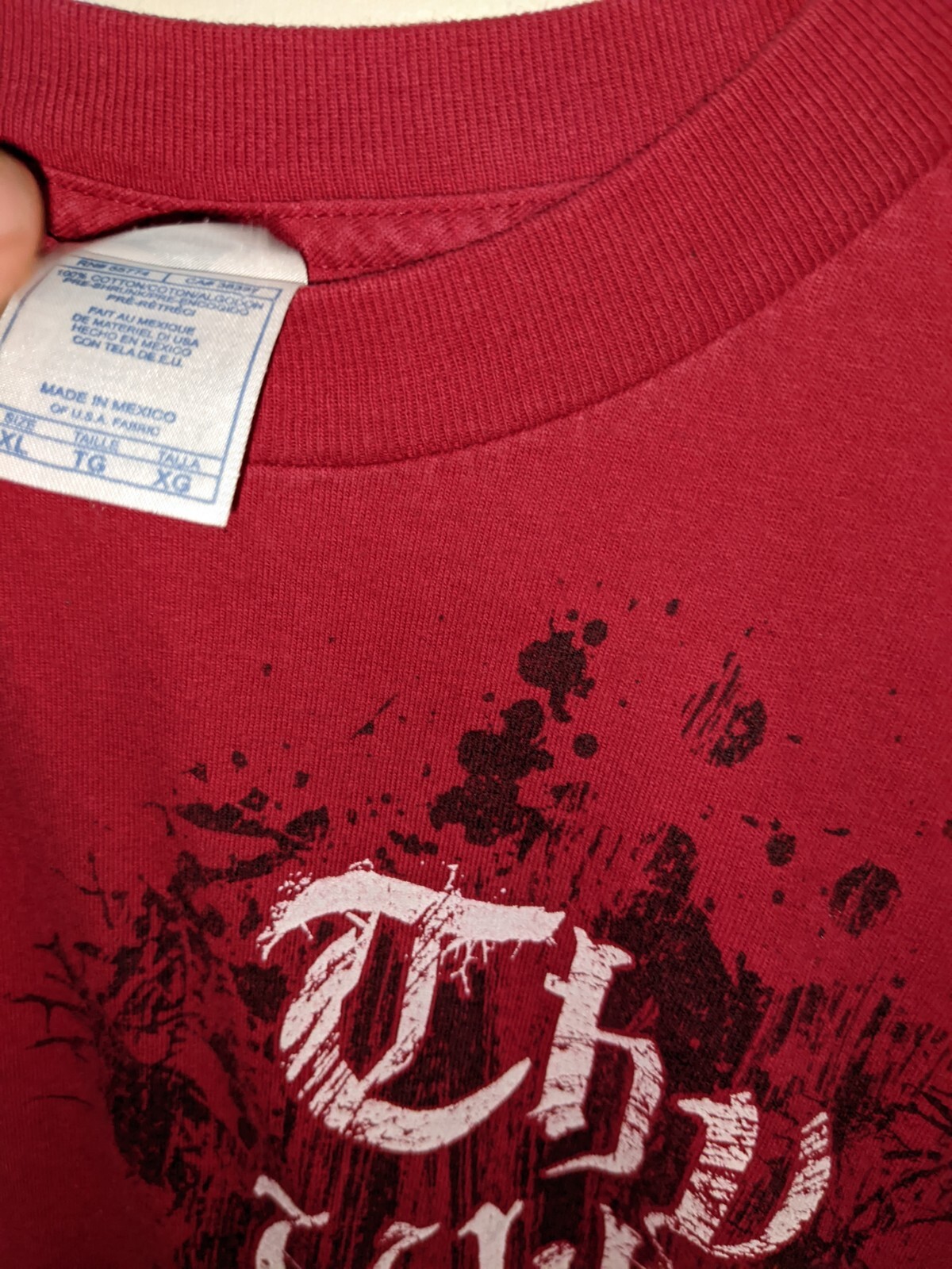 thy will be done red xl tee vtg - image 3