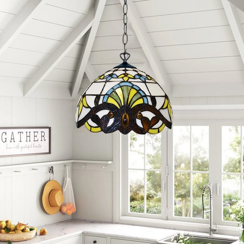 Tiffany style Ceiling Light Vintage Chandelier Pendant Hanging lamp Living Room - Picture 5 of 16