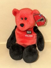 Tim Dwight 83 Limited Treasures 1999 NFL Atlanta Falcons Pro Beanie Bear