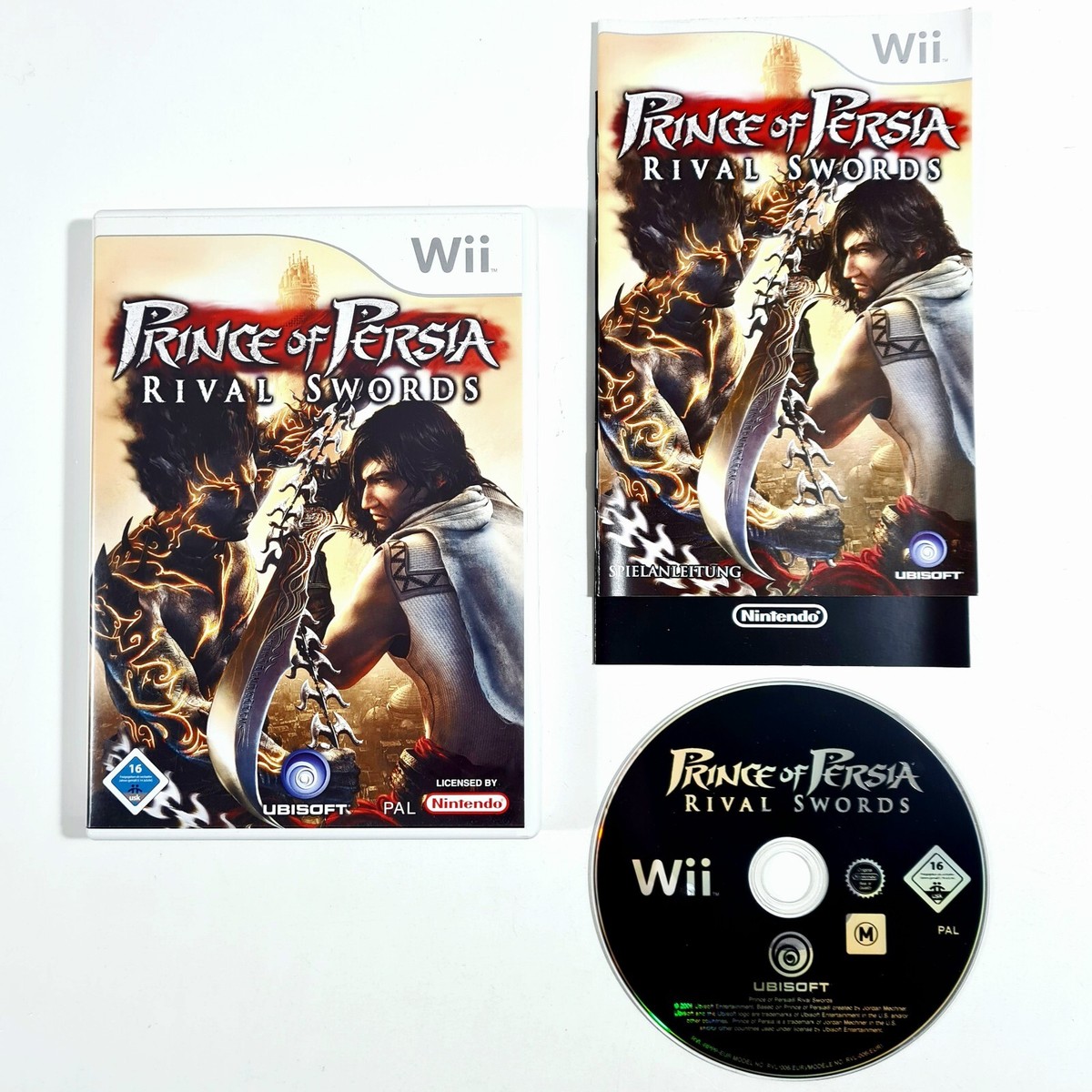 Nintendo Wii Game PRINCE OF PERSIA - RIVAL SWORDS Two Thrones